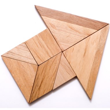 Tangram bulmacanın şekil: ok
