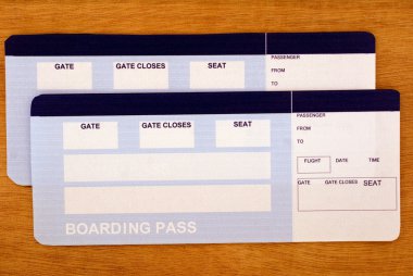 Airflight tickets clipart