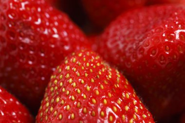 çilek yakın çekim