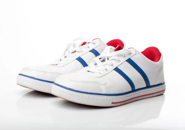 Pair of no-name tennis shoes — Stock Photo, Image
