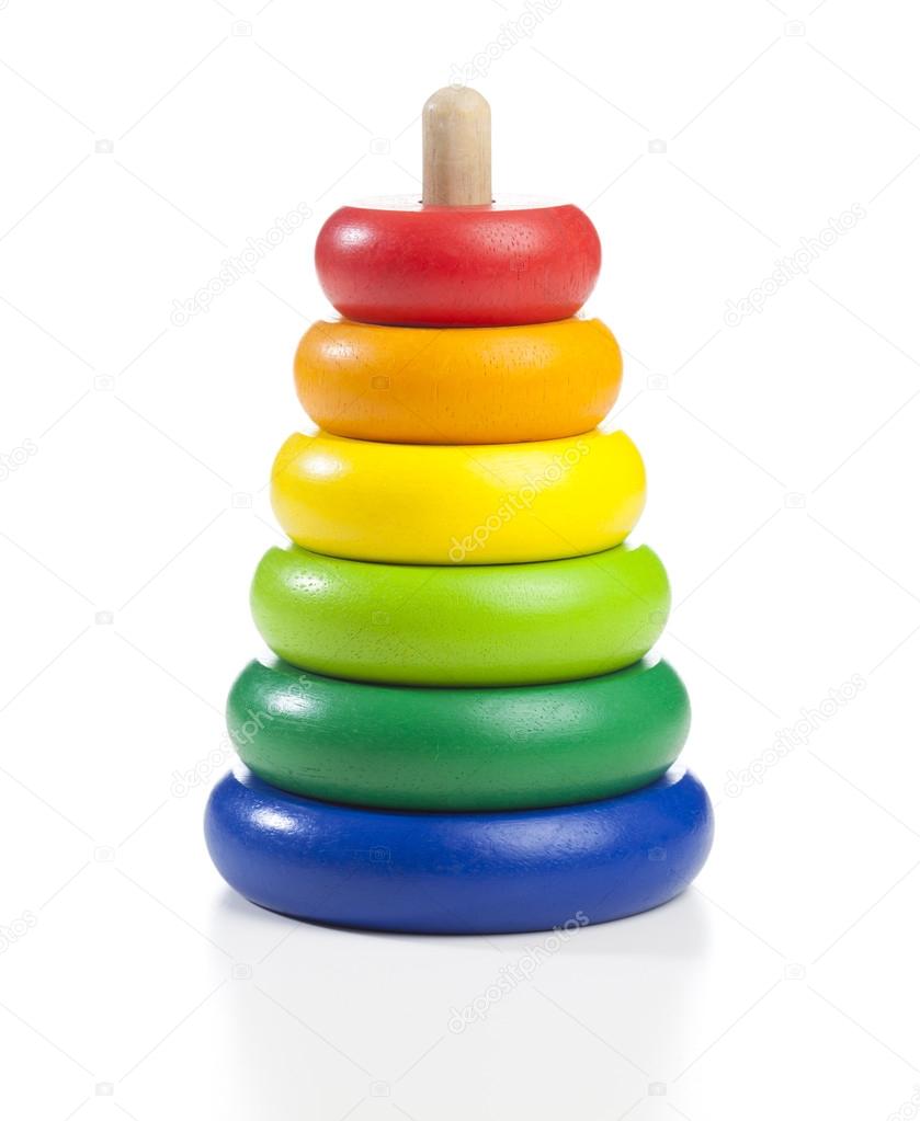 Color learning baby toy — Stock Photo