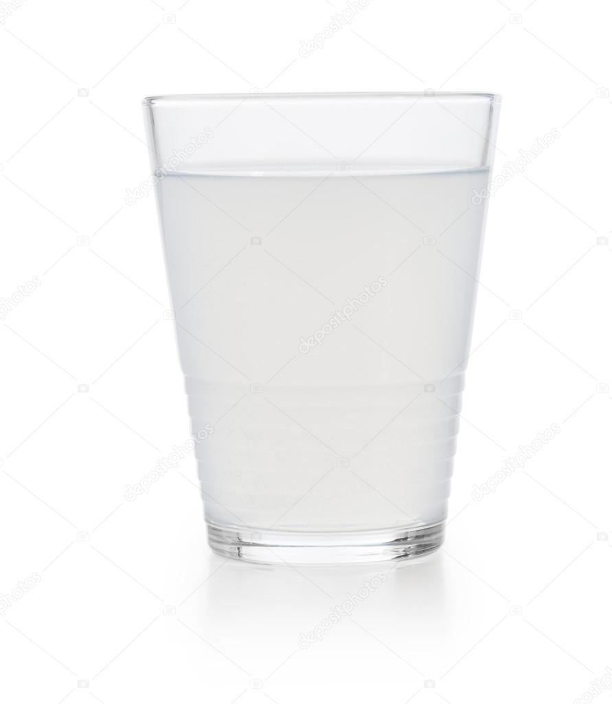 Glass of dirty water