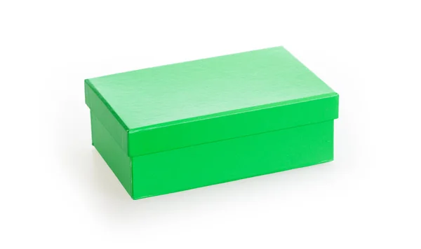 Caja verde cerrada — Foto de Stock