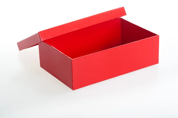 Abrir caja roja — Foto de Stock