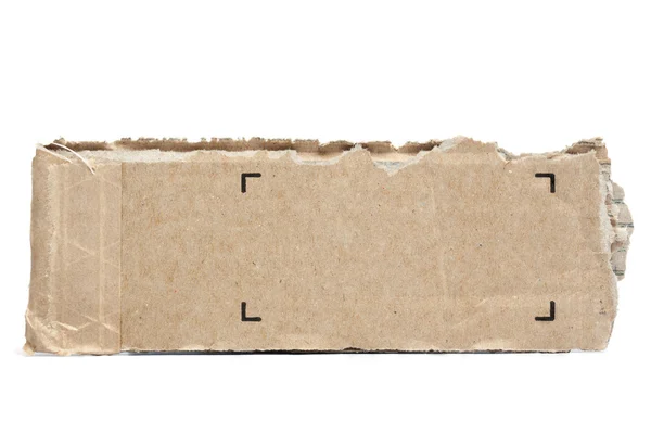 Pedazo de cartón — Foto de Stock