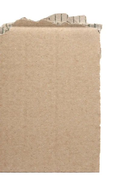 Piece of cardboard — Stock Photo, Image