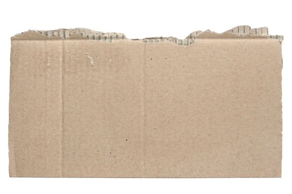Pedaço de papelão — Fotografia de Stock