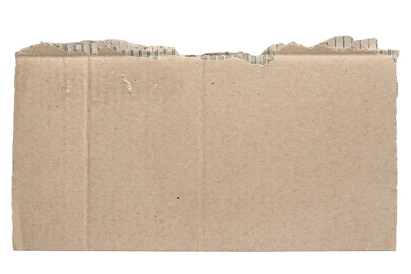 Piece of cardboard — Stock Photo, Image