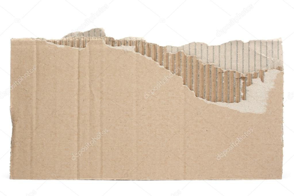 Piece of cardboard