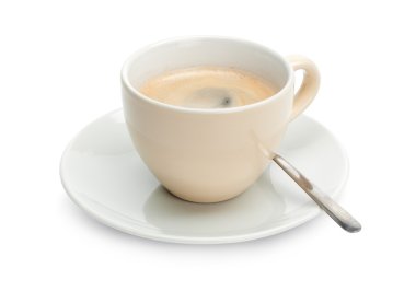 Kaşıklı kahve fincanı