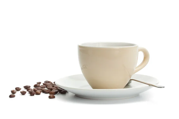 Coffee Cup and Beans — Stock Photo, Image