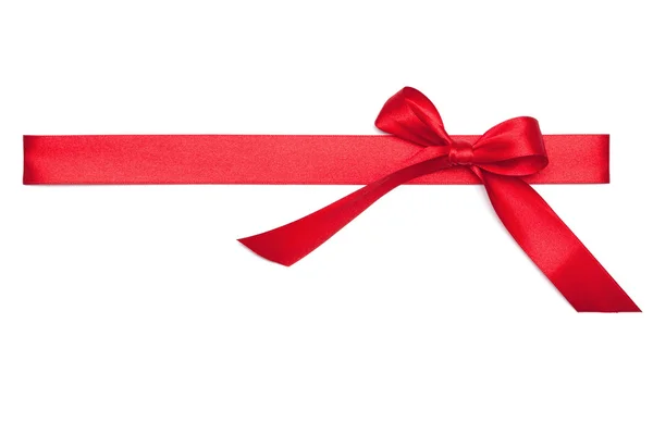 Red Ribbon Tie — Stock Photo, Image