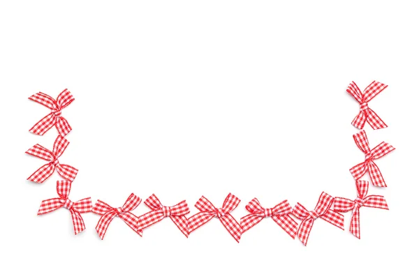 Checkered Ribbon Ties — Stock Photo, Image