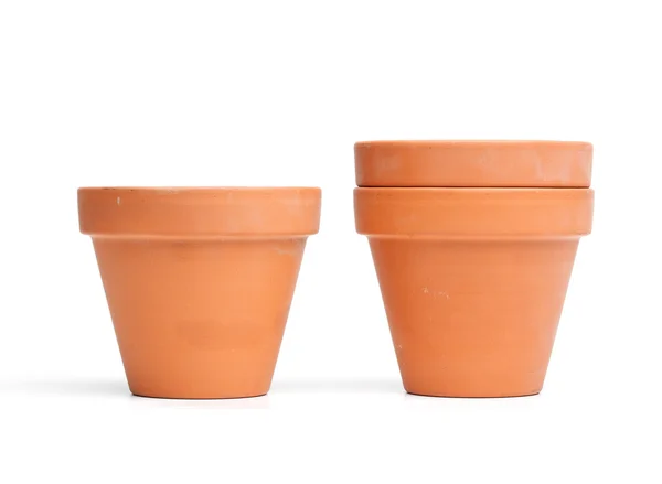 Clay Flower Pots — Stock Photo, Image