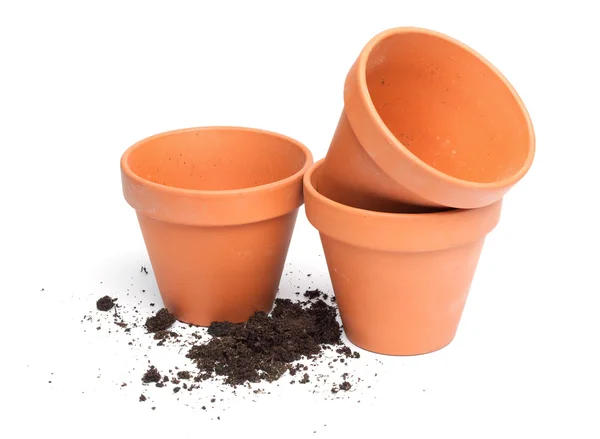 Clay Flower Pots — Stock Photo, Image