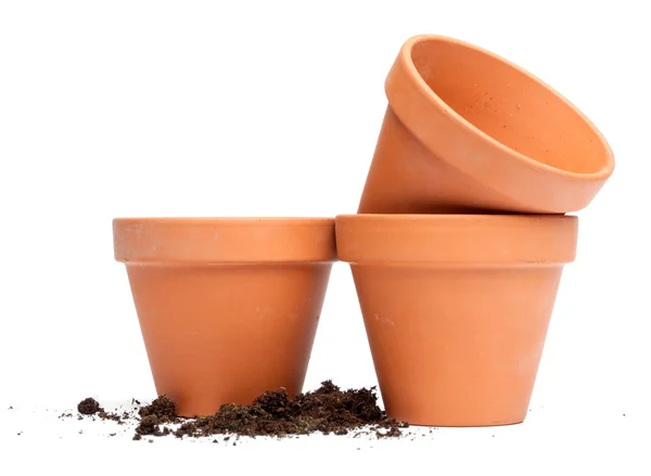 Clay Flower Pots — Stock Photo, Image
