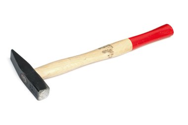 ahşap metal kafasına çekiçle