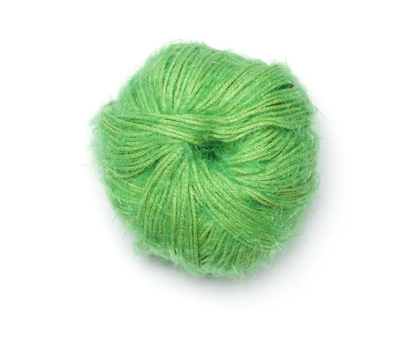 Bola de lana verde — Foto de Stock