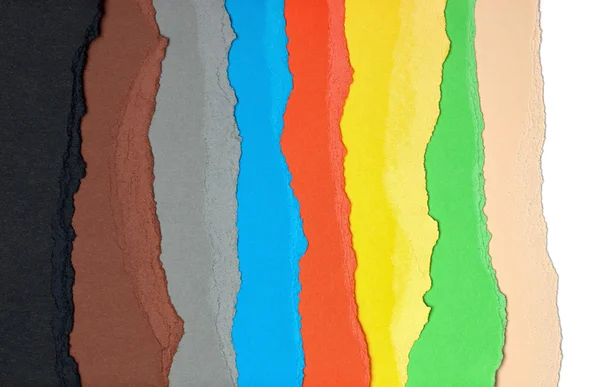 Renkli kağıt rips — Stok fotoğraf