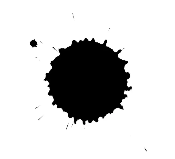 Black Ink Splash — Stock Photo, Image