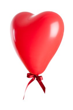 Yalıtılmış kalp şekilli balon