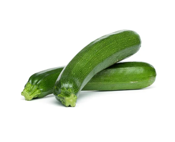 Geïsoleerde courgettes — Stockfoto