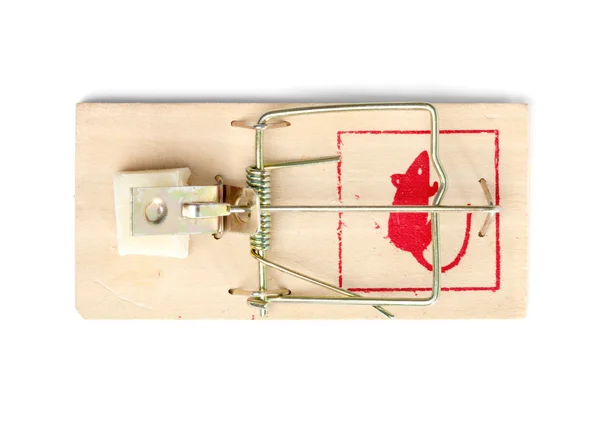 Mouse Trap on White Background — Stock Photo, Image