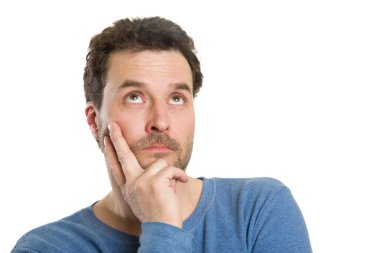 Olgun beyaz izole casual giyim, beyaz adam sen