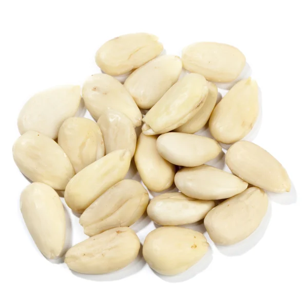 Heap of almond nuts — Stock Photo, Image