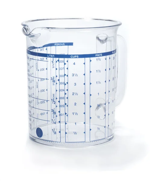 Measuring jug or beaker — Stock Photo, Image