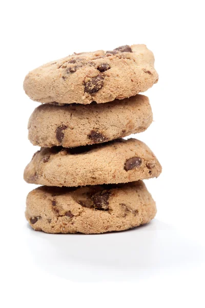 Stack of cholocate chip cookies — Stock Photo, Image