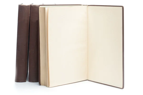 Cuatro libros antiguos del siglo XIX — Foto de Stock