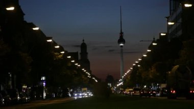 Berlin gece trafik