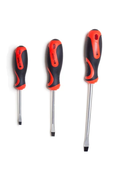 Set of slotted and phillips screwdrivers — Stock Photo, Image