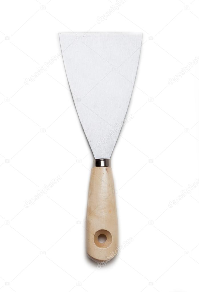 Metal spatula, wooden grip