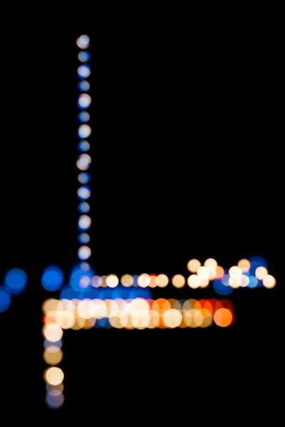 Luzes da cidade - Vertical - Abstract — Fotografia de Stock