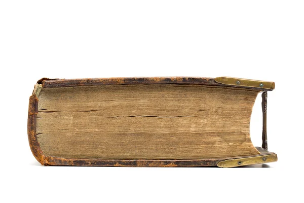 Antique Book - Bible - isolated on white — Stock Photo, Image