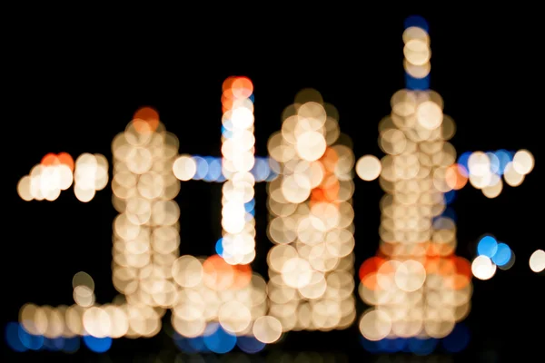 Luzes da cidade - Vertical - Abstract — Fotografia de Stock