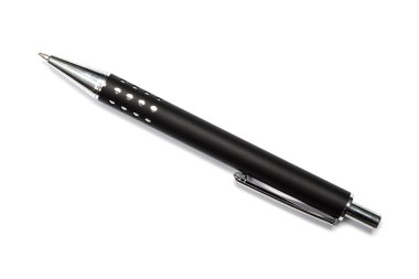 Siyah kalem beyaza izole edildi