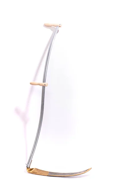 Scythe Hobby Garden Tool Isolated White Background — 图库照片