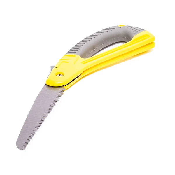 Pruning Saw Hobby Garden Tool Isolated White Background — Stok fotoğraf