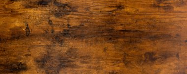 Close up details of vintage aged dark wood board texture background