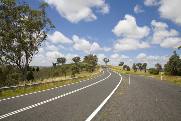 Strada aperta australia Immagine Stock