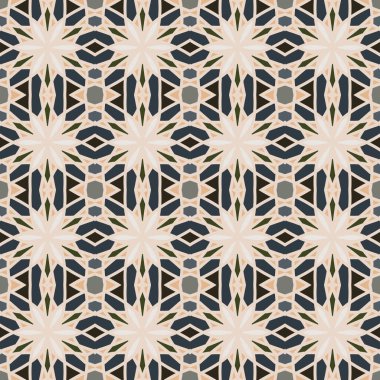 Arap tarzında kusursuz süsleme deseni. Vektör illüstrasyonu.