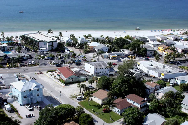 Fort Myers Beach Sanibel Captiva Fotos Aéreas Antes Furacão Ian — Fotografia de Stock