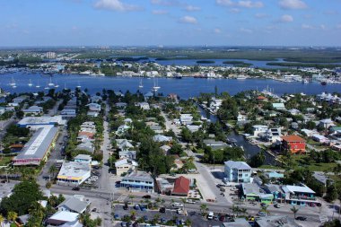 Ian kasırgasından önce Fort Myers Plajı, Sanibel ve Captiva hava fotoğrafları.