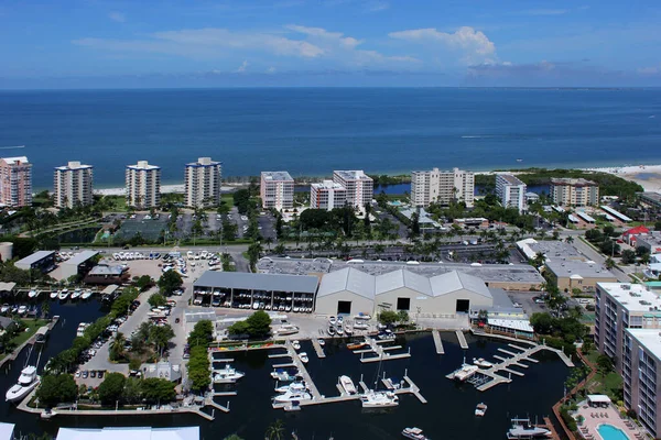 Fort Myers Beach Sanibel Captiva Letecké Snímky Před Hurikánem Ian — Stock fotografie