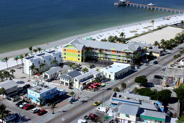 Fort Myers Praia Sanibel Captiva Fotos Aéreas Antes Furacão — Fotografia de Stock