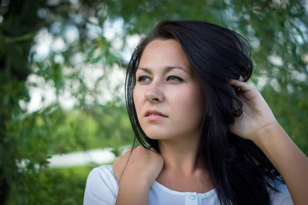 Retrato de uma menina bonita — Fotografia de Stock