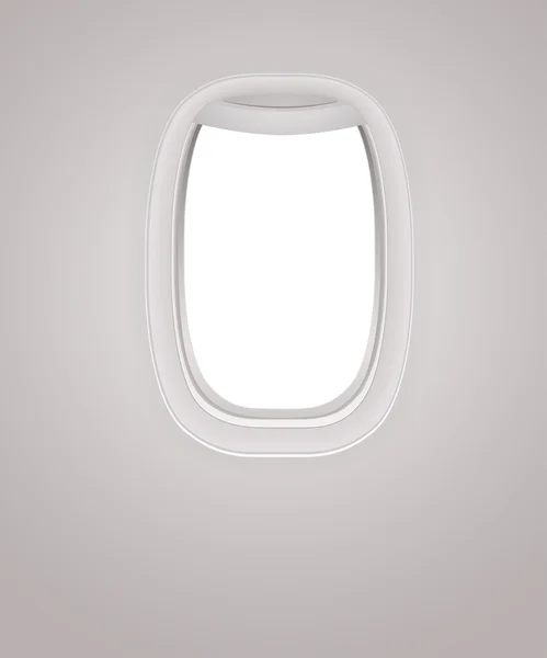 Vliegtuigen (vliegtuig, vliegtuig) venster — Stockvector